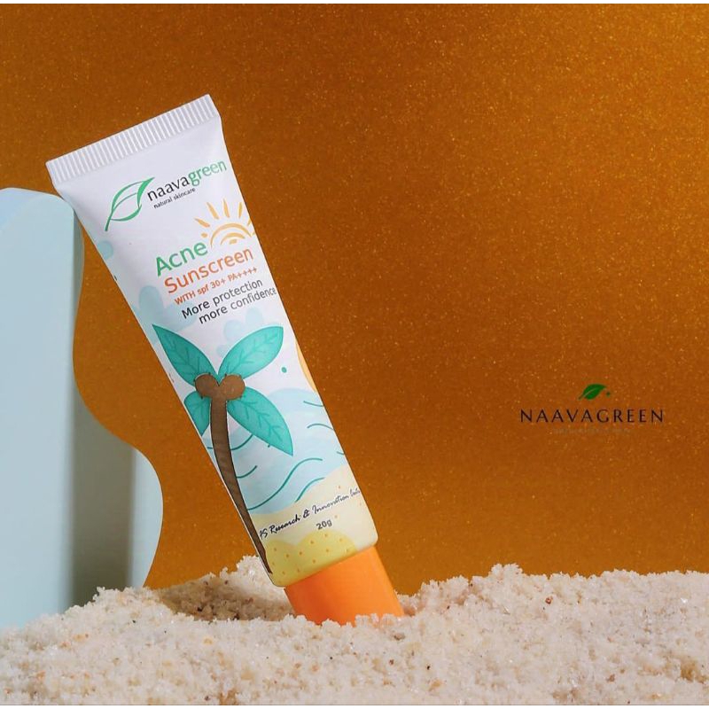 Naavagreen acne sunscreen//sunscreen//sunscreen naavagreen