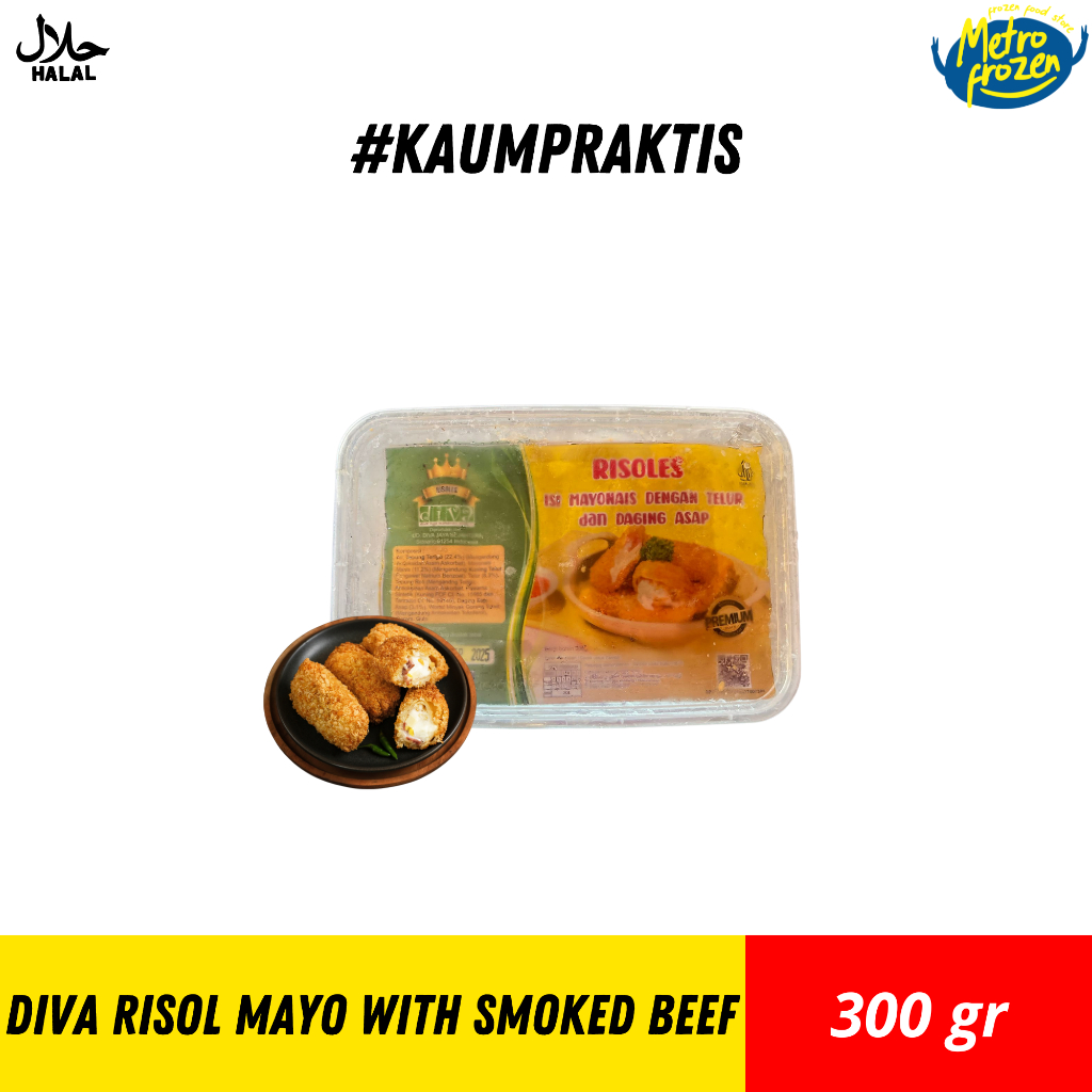 

DIVA Risol Mayo With Smoked Beef 300gr