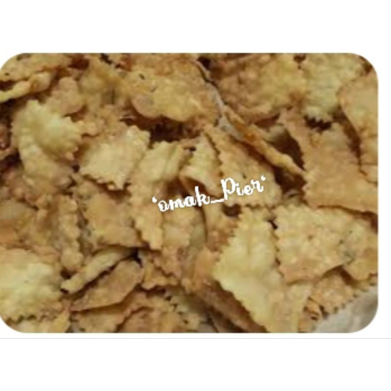 

500gr Keripik Bawang/Kue Bawang KERIPIK (khas Sumatera)