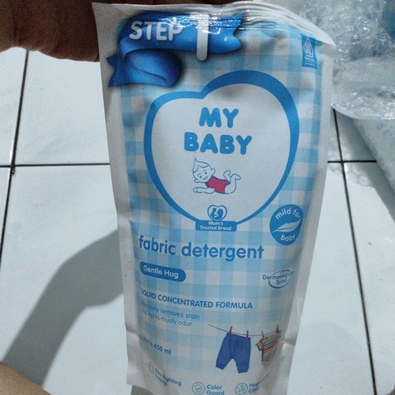 My baby fabric detergen liquid step 1 450ml sabun cuci baju bayi