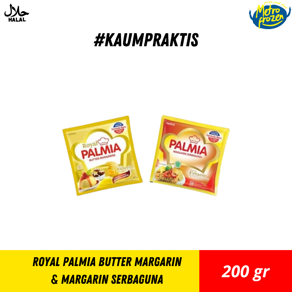 

RoyalPalmia Butter Margarine & Margarin Serbaguna 200gr