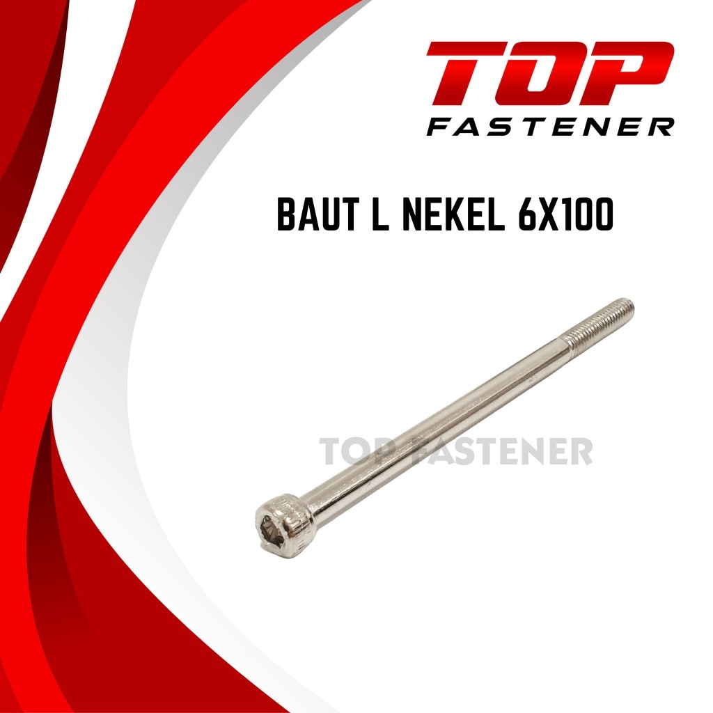 BAUT L M6 6X100 NEKEL KUNCI L5