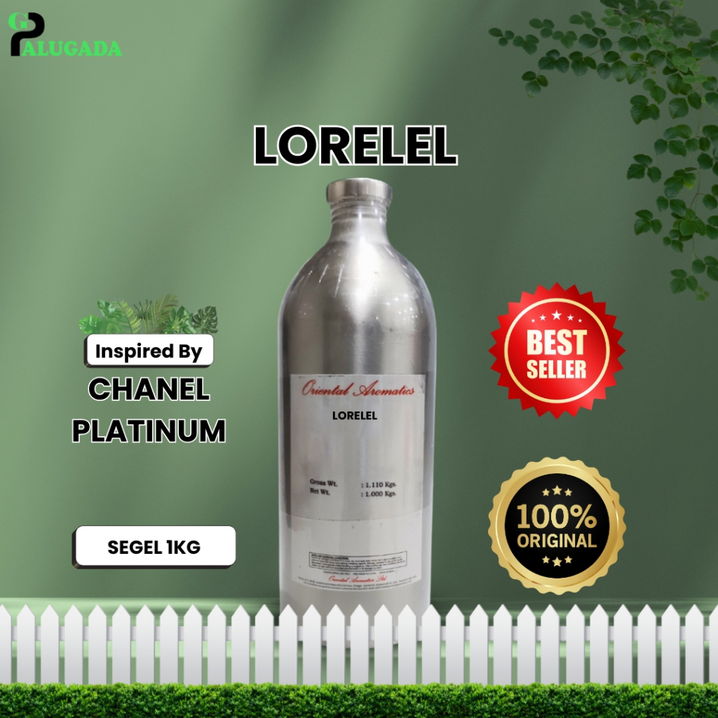 Bibit Parfum Murni LORELEL | CH4NEL PLATINUM | ORIENTAL 1KG SEGEL