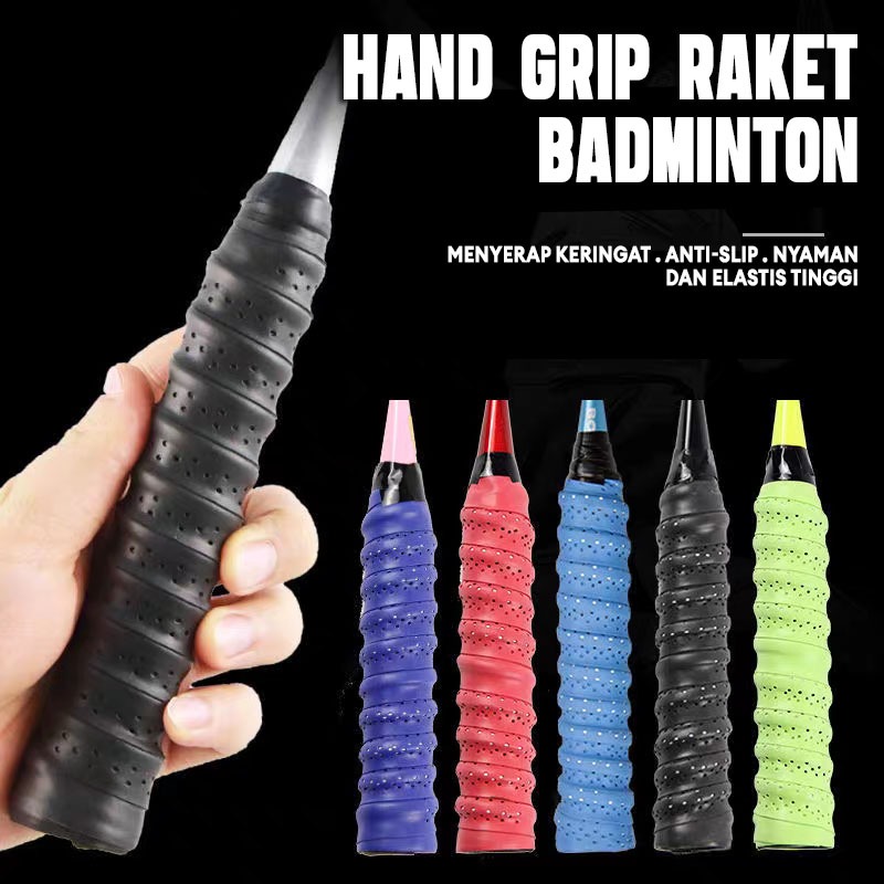 Grip Raket Badminton Karet - Grip Tulang Bulutangkis Anti Slip - Grip Tulang Badminton Murah - Grip 