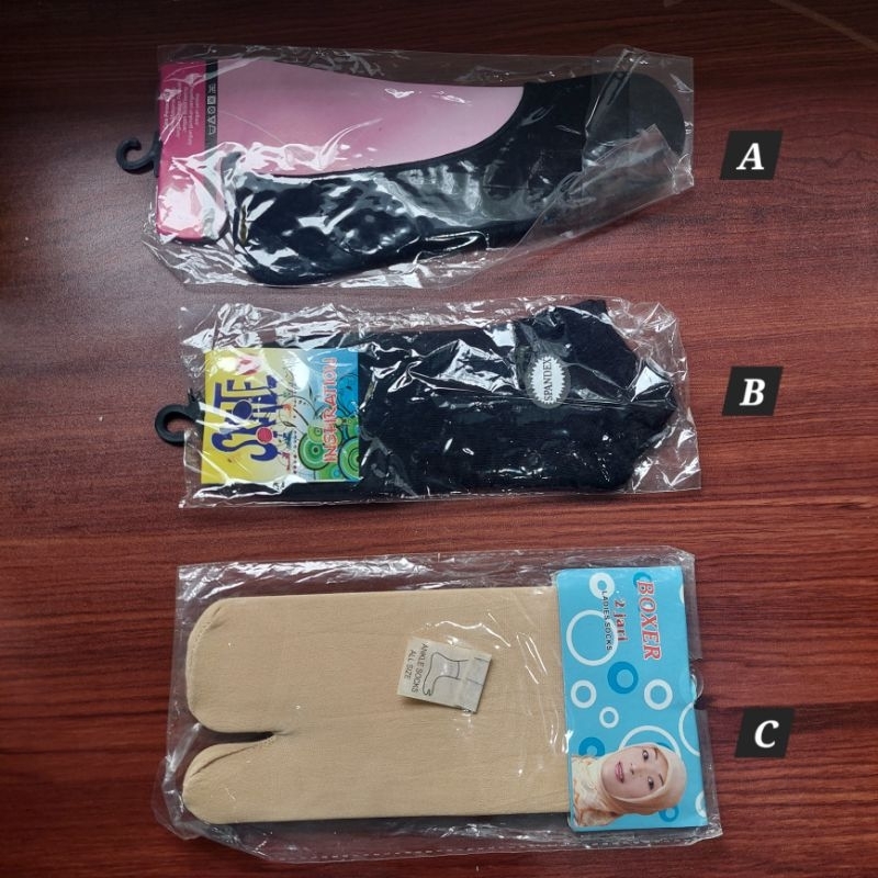 KAOS KAKI WANITA PENDEK KAOS KAKI WANITA JARI JEMPOL WARNA KULIT HIJAB