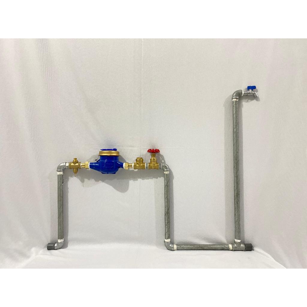 RANGKAIAN SAMBUNGAN RUMAH (SR) PDAM FULL SET SNI