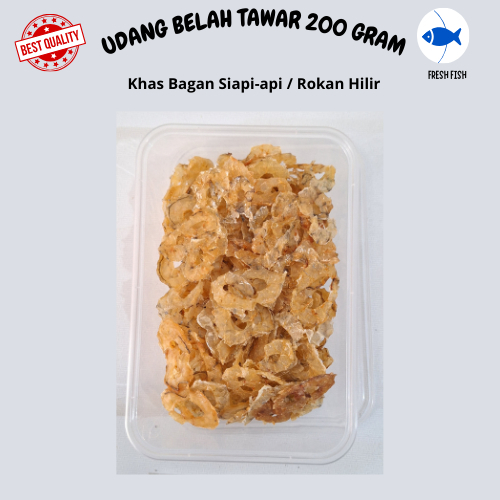 

UDANG BELAH TAWAR/UDANG BELAH 200 GRAM