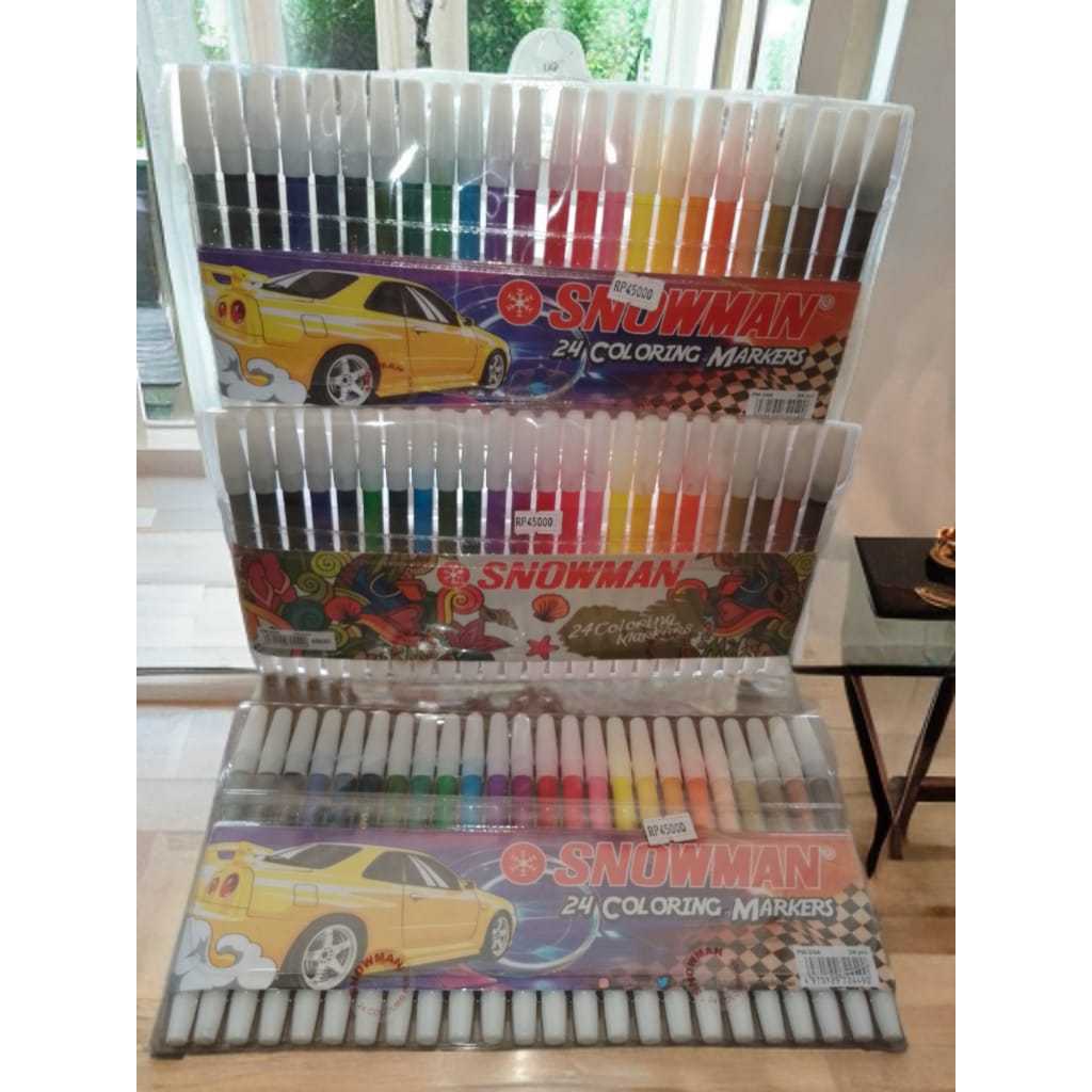 

Spidol SNOWMAN colouring markers