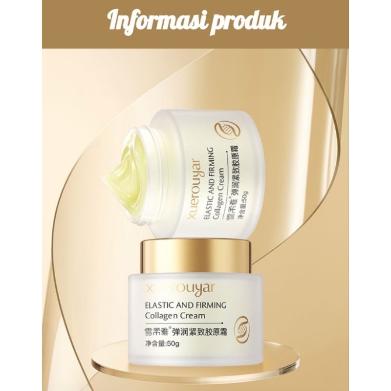 XUEROUYAR CREAM Collagen original Krim Penghilang Kerutan,Anti Kendur Menambah Collagen