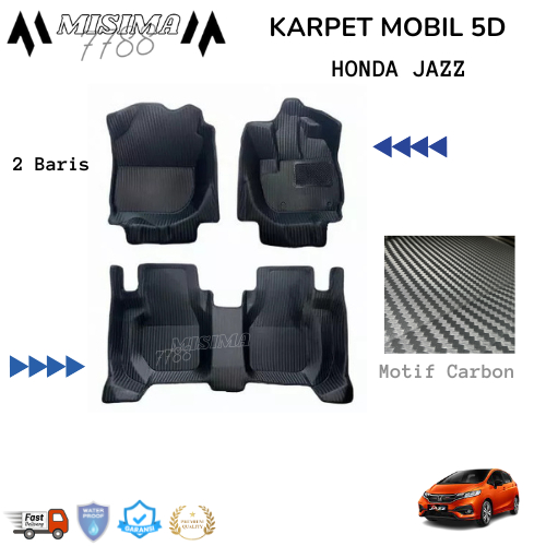 Karpet mobil 5d Honda Jazz