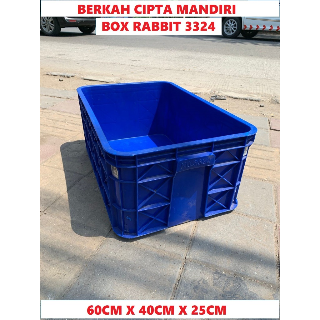 WARNA RANDOM box rapat container plastik bak container plastik bekas 3324