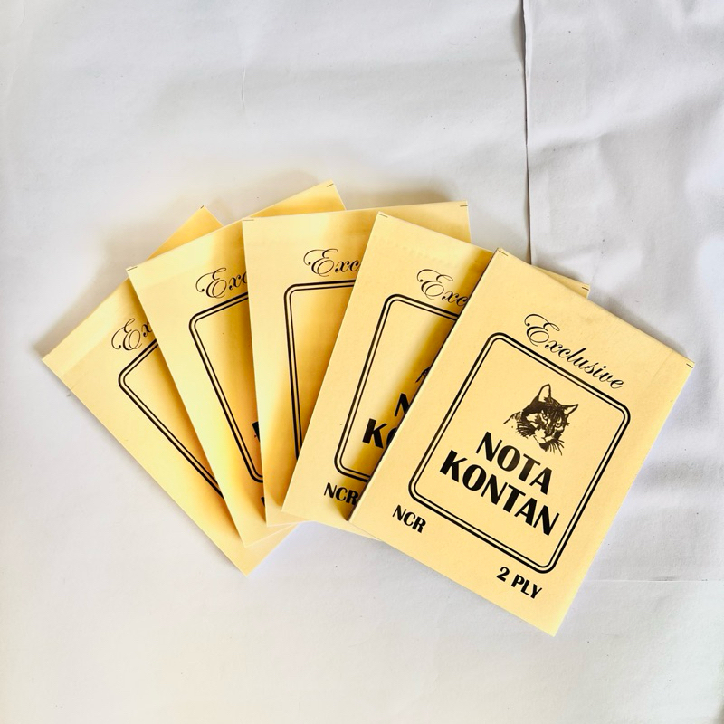 

[5 Pcs] Buku Nota Kontan Kecil 2 Ply NCR / Nota Kontan 2 Rangkap Kecil