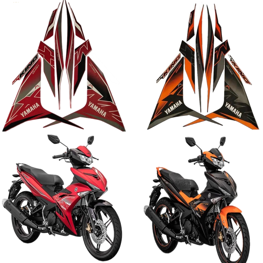 STIKER BODY STRIPING STANDART YAMAHA MX KING 150 2019 | STRIPING MX KING 2019 | STRIPING STANDAR MX 