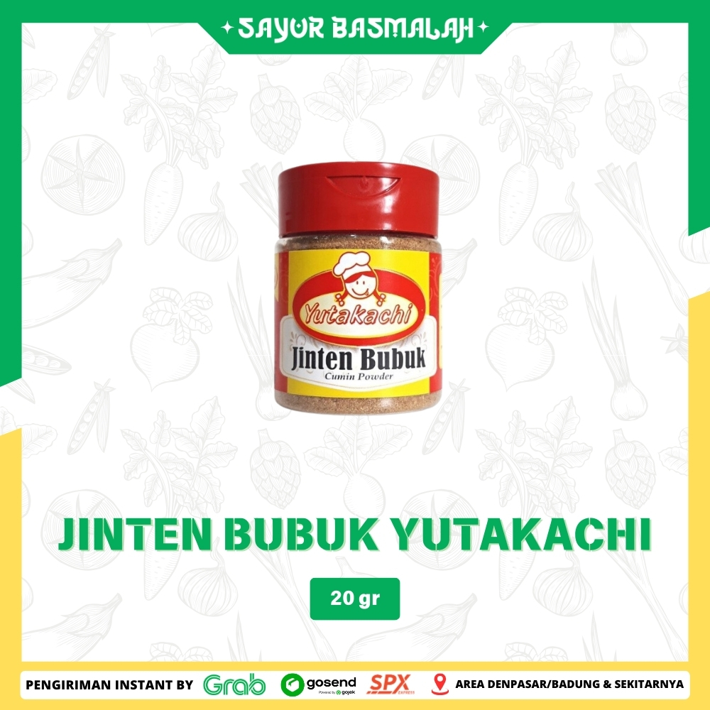 

Jinten Bubuk Yutakachi 20gr - Sayur Basmalah