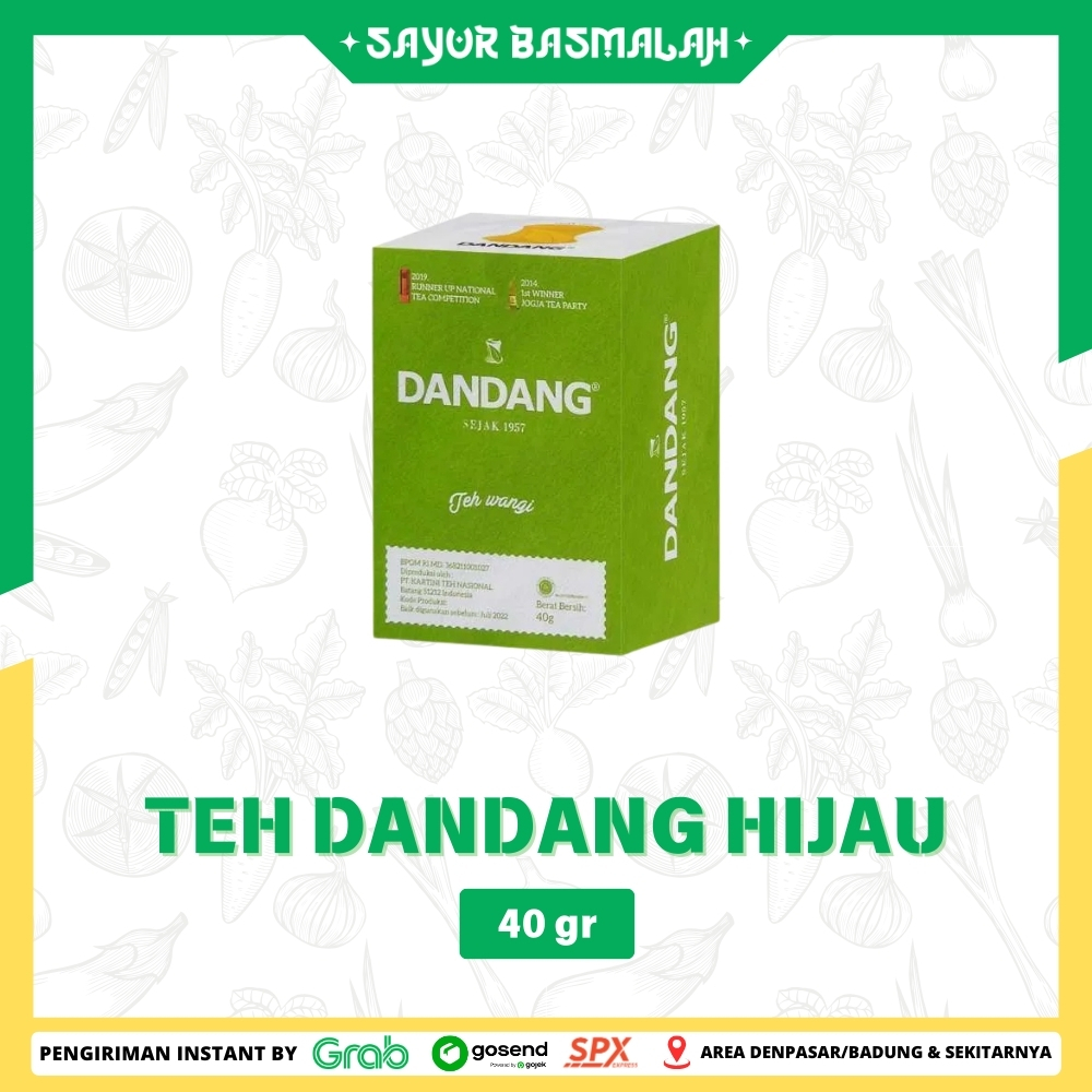 

Teh Dandang Serbuk Hijau 40gr - Sayur Basmalah