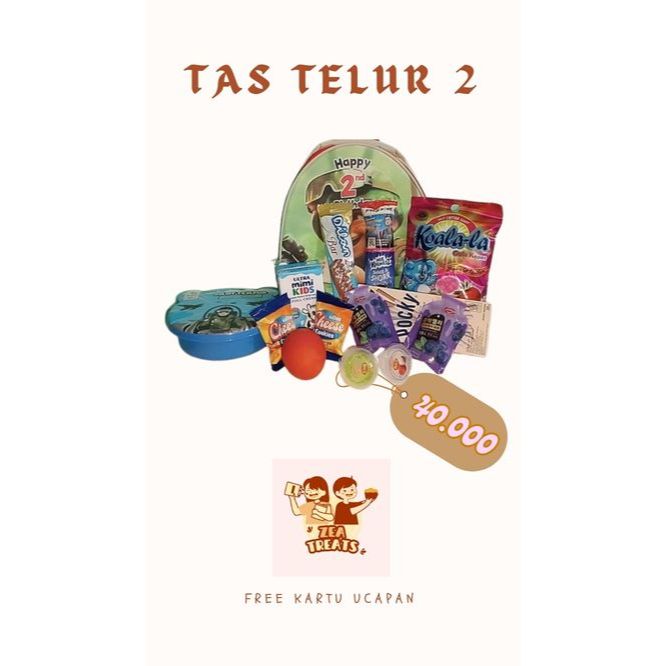 

Hadiah / Goodie Bag Ulang Tahun Anak - Tas Telur - Kategori 2