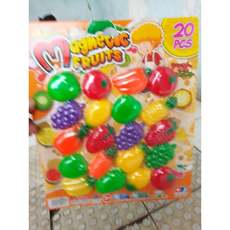 Tempelan Kulkas Magnet Buah Magnetic Buah