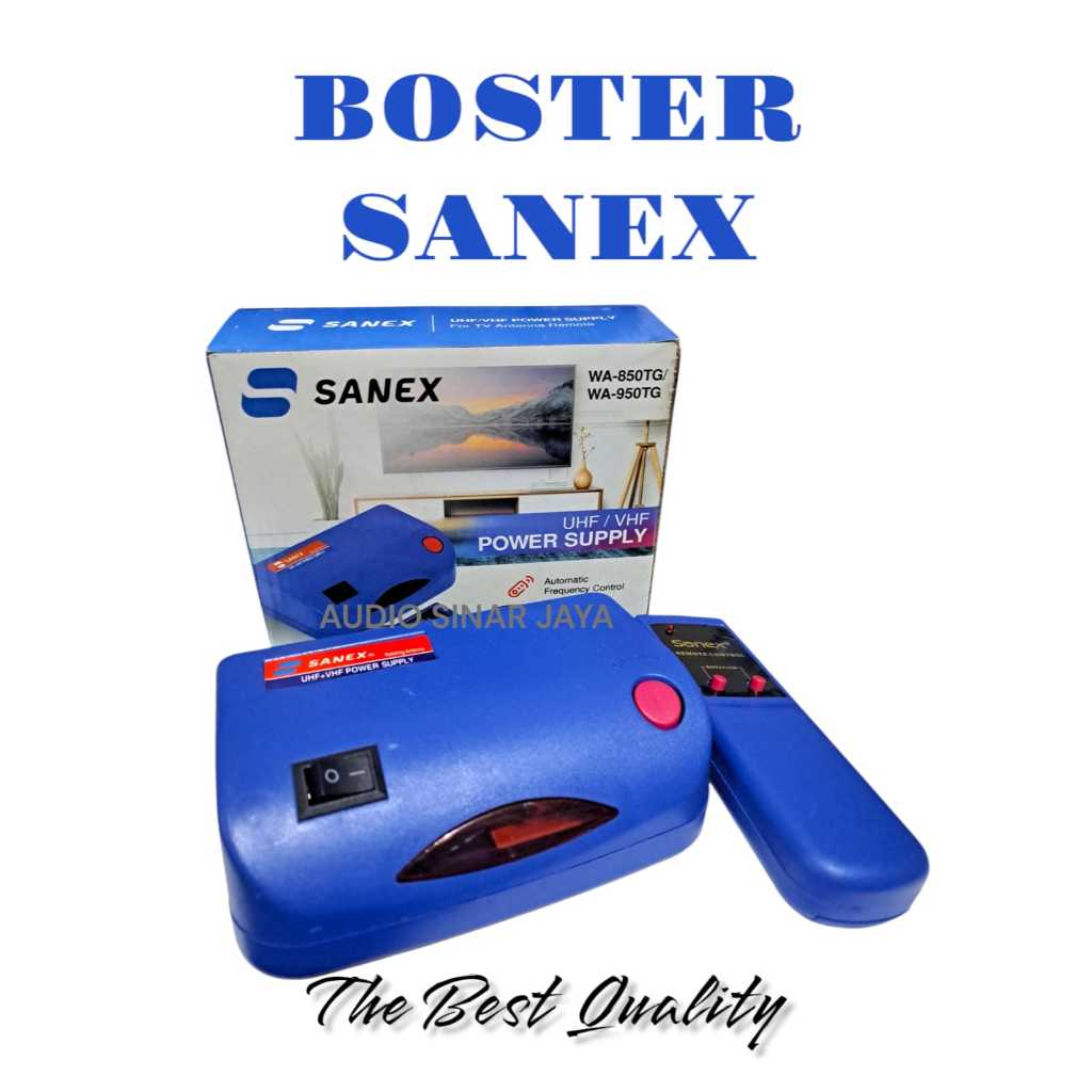 BOOSTER ANTENA DAN REMOT / POWER SUPPLY ANTENA REMOT SANEX
