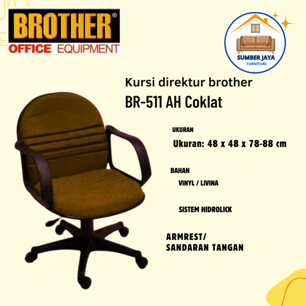 KURSI KERJA BR 511 AH BROTHER