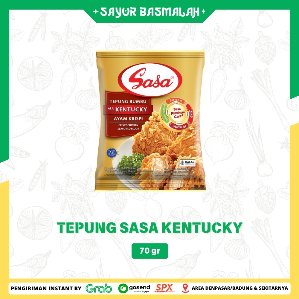 

Tepung Sasa Kentucky 70gr - Sayur Basmalah