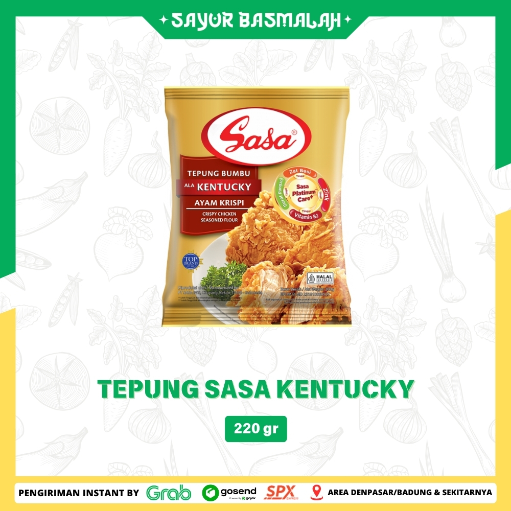 

Tepung Sasa Kentucky 220gr - Sayur Basmalah