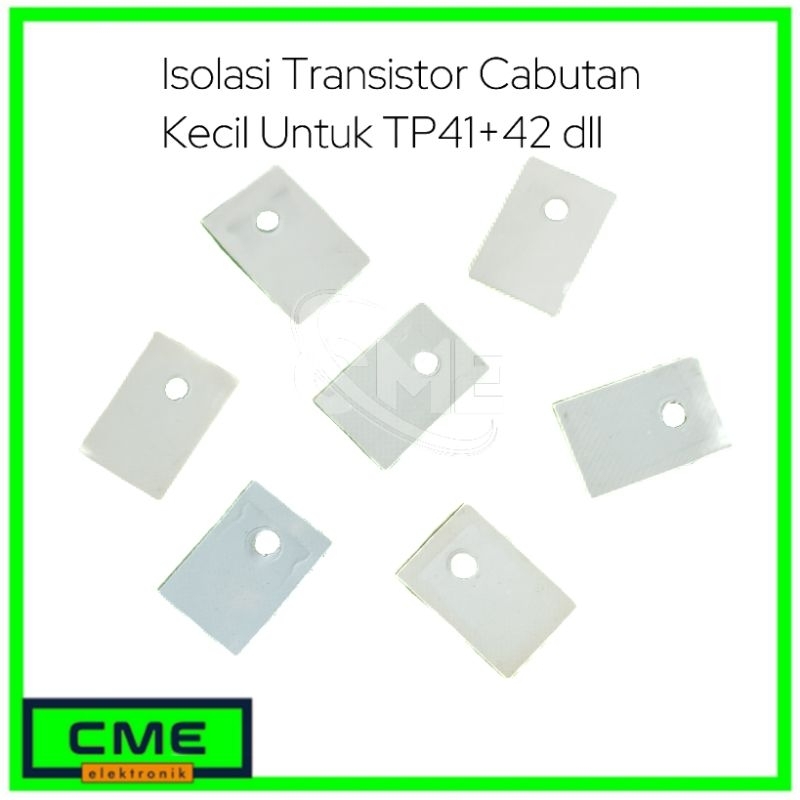 50pcs Isolasi Transistor Kecil / Cocok Untuk TIP41+41 Dll/ Bekas Cabutan