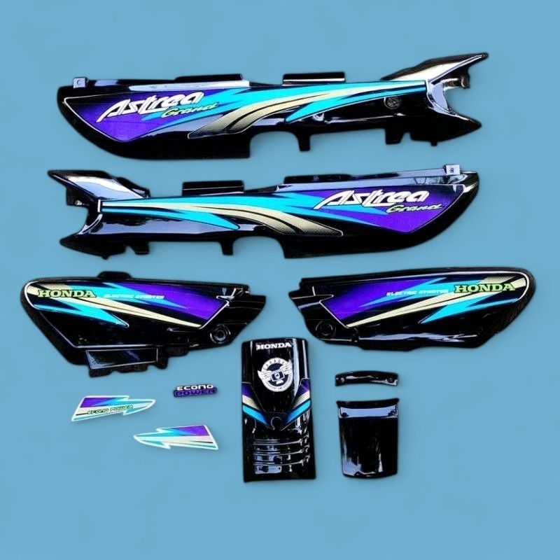 Cover Body Astrea GRAND set striping body set samping PNP Honda Impressa LEGENDA 1 Striping 1set