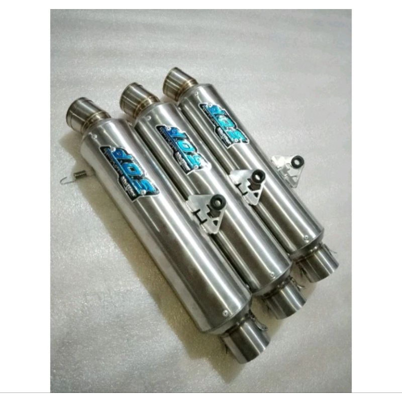 Silincer slenser Slencer Dos Bulat Jenong Panjang 30cm Diameter 50mm suara bass ulem Terlaris Murah