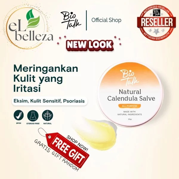 Biotalk Calendula Healing Salve, Pereda Ruam, Balm Luka, Bekas Luka
