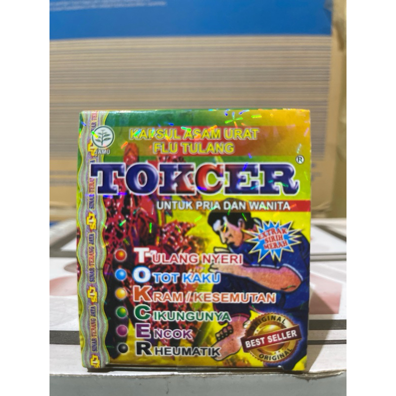 TOKCER kapsul asam urat Ori 1000%