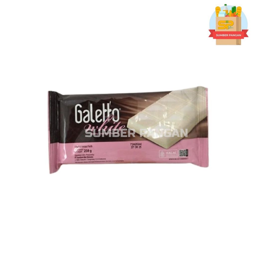 

GALETTO WHITE CHOCOLATE For Baking 250gr