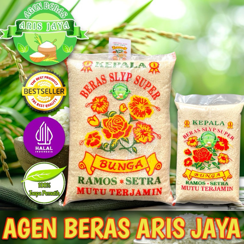 

Beras Ramos Setra Cap Bunga