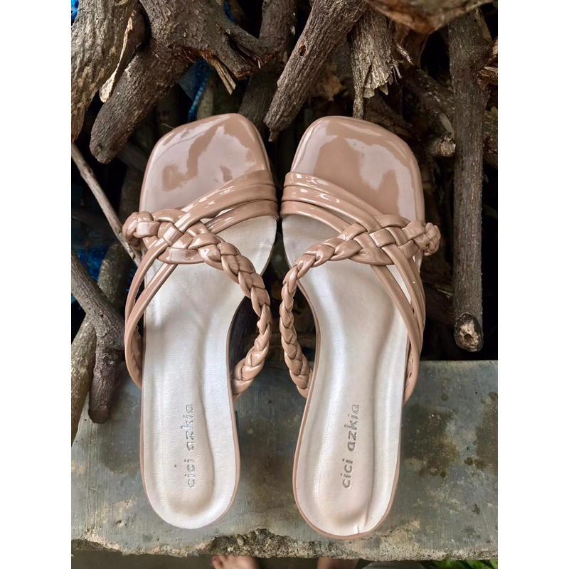 Sandal Heels Kaca 5 cm