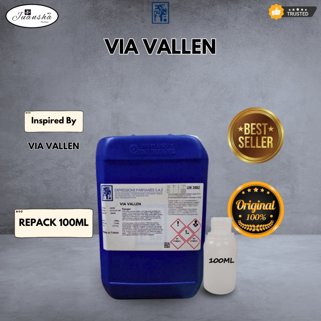 bibit parfum murni VIA VALLEN  EP 100ML