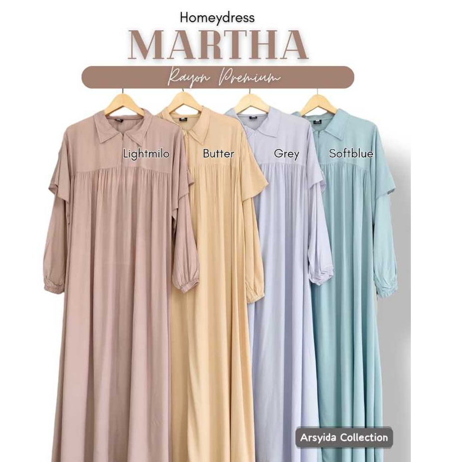 Gamis Polos Rayon Babydoll Krah/ Gamis Rayon Premium