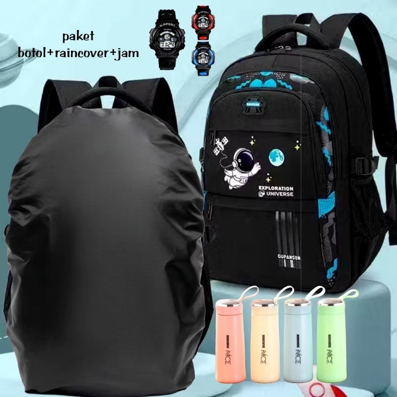 Tas Sekolah STM Kece Tas Sekolah PRIA Ransel Astronot Cocok Untuk Anak Anak TK dan SD