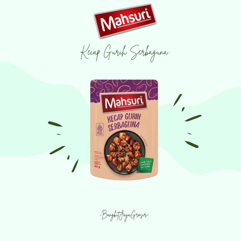 

Mahsuri Kecap Gurih Serbaguna Sachet 50g