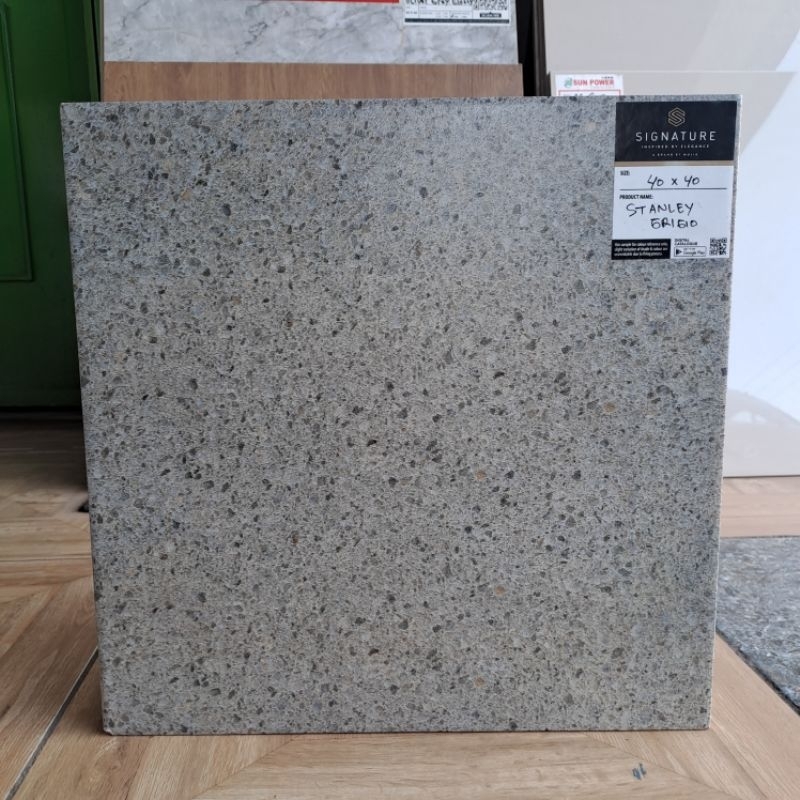 Keramik Terazo Matt Mulia Signature 40x40 STANLEY GRIGIO
