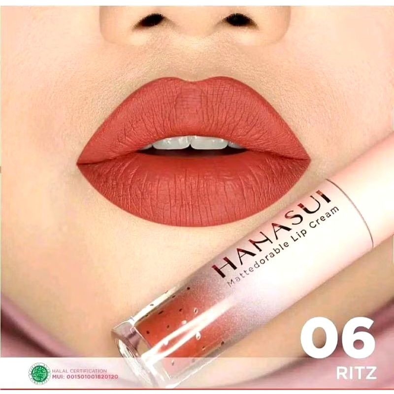 LIPCREAM HANASUI NO 5 CLASSY, 6 RITZ ,7 SPRAK, 11 BRICK, NO 15 FLAME DAN 8 CLASSY