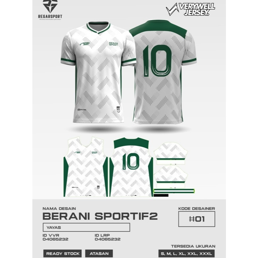Regarsport - 387 BERANI SPORTIF2 JERSEY FUTSAL/BOLA