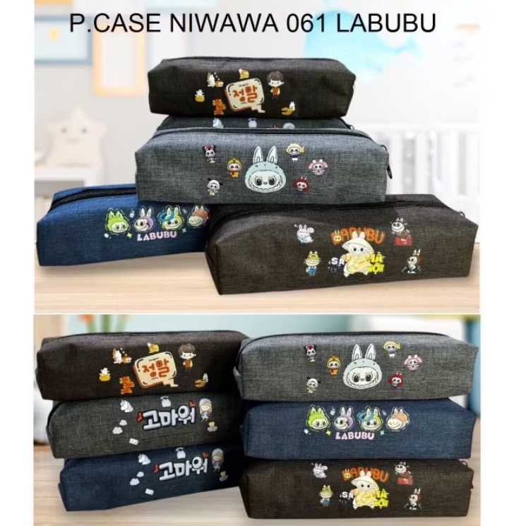 

Niwawa P. Case 061 LaBuBu/Kotak Pensil Kain Resleting/Murah