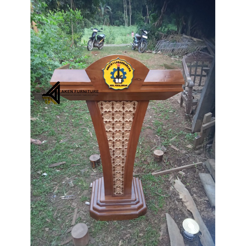 Mimbar Podium Jokowi Mimbar Pidato Podium Jokowi Gratis Custom Nama