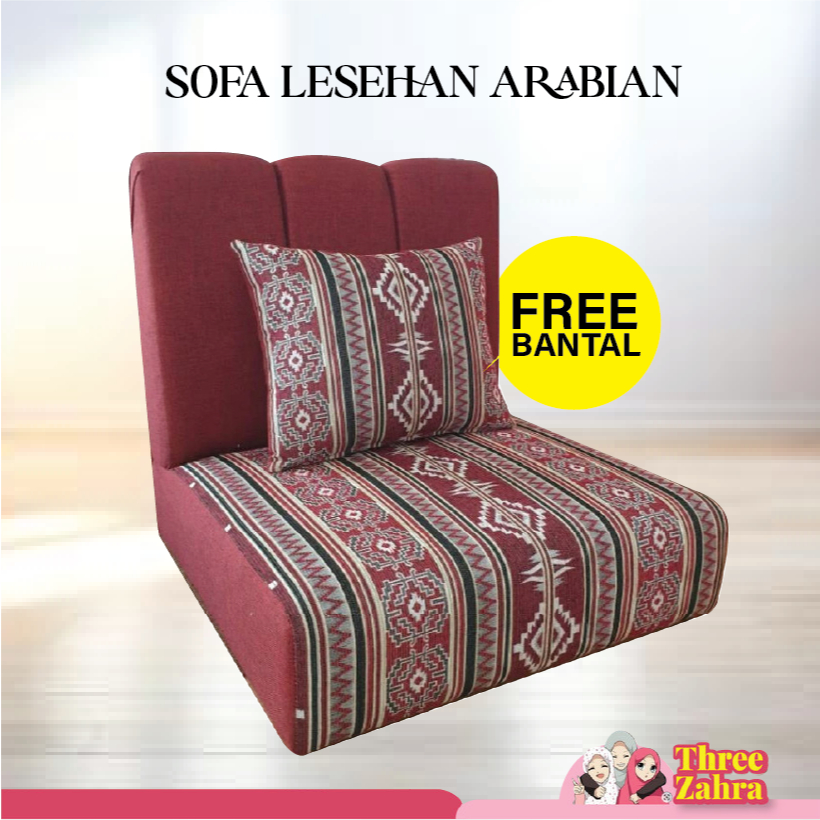 SOFA ARAB LESEHAN/ KURSI LESEHAN GURU / KURSI MAJLIS FREE BANTAL