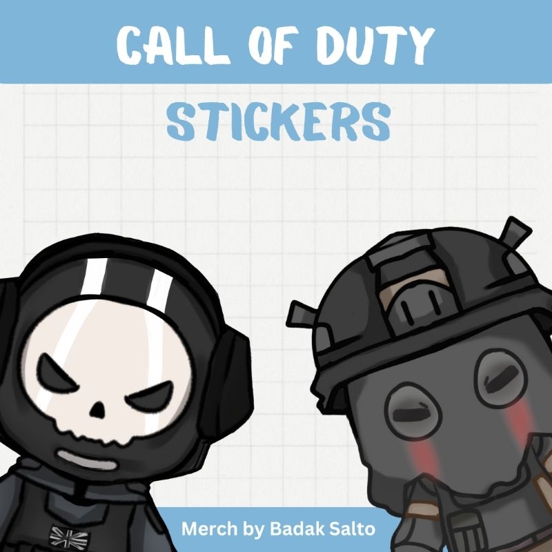 

[CLEARANCE] Call of Duty Glitter Sticker