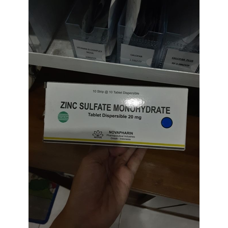 zinc 20mg nova