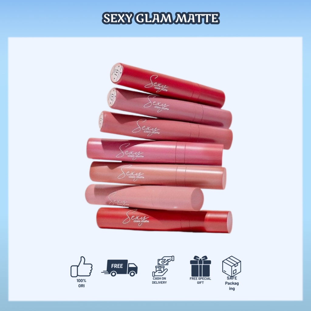 MS GLOW SEXY GLAM MATTE - MS GLOW LIPSTIK MATTE