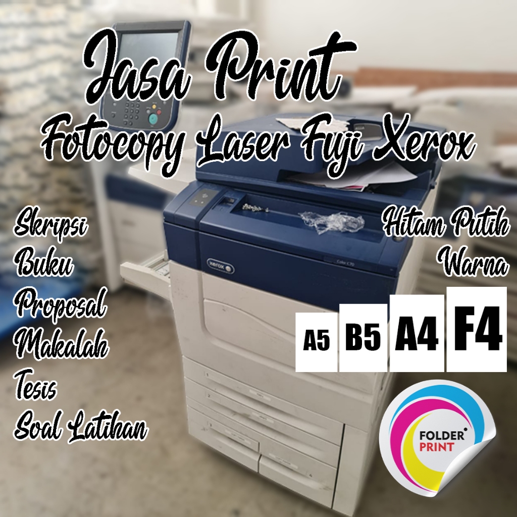 

Print Murah Warna dan BW Cetak Dokumen, Skripsi, Makalah, Thesis, Soal Latihan, Buku, Proposal