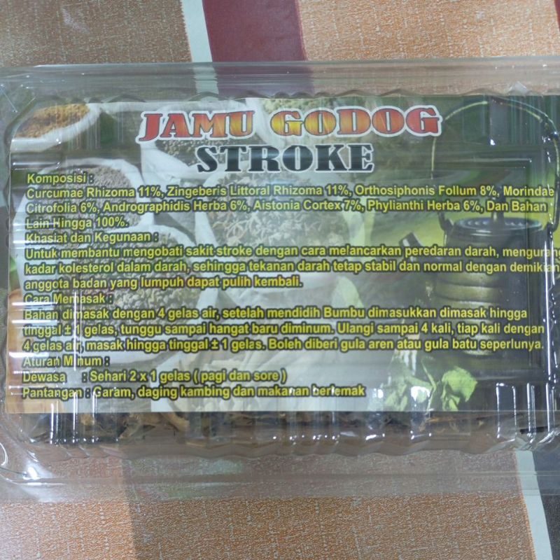 

Jamu Godog Stroke