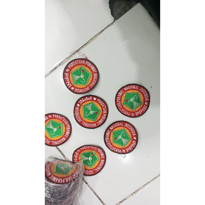 logo ppni logo bordir ppni logo perawat logo bordir perawat betge perawat emblem bordir ppni emblem 