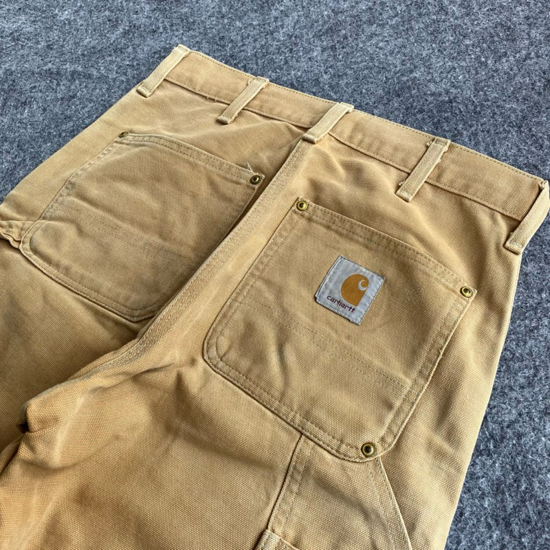 Celana Panjang Vintage CARHARTT Double Knee Duck Carpenter Cargo Vtg Long Pants Denim Jeans Original